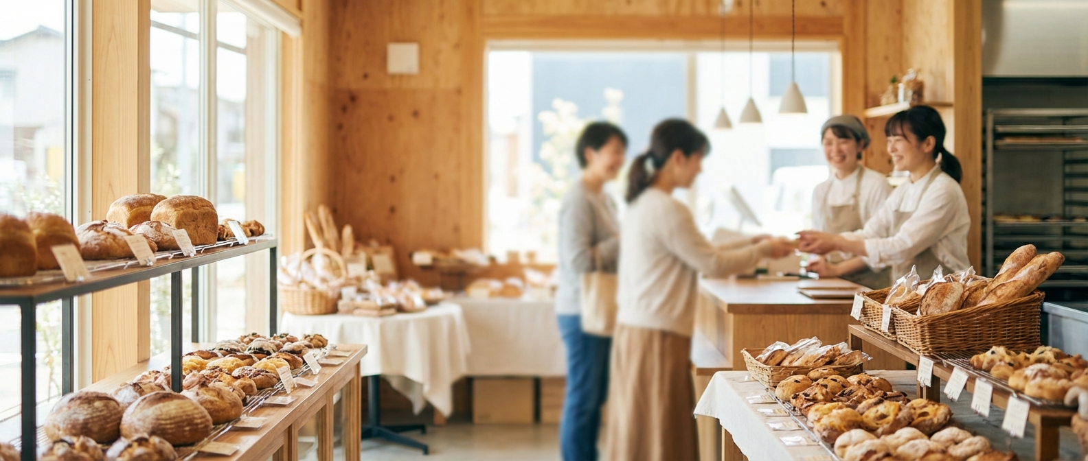 お客様とスタッフの笑顔